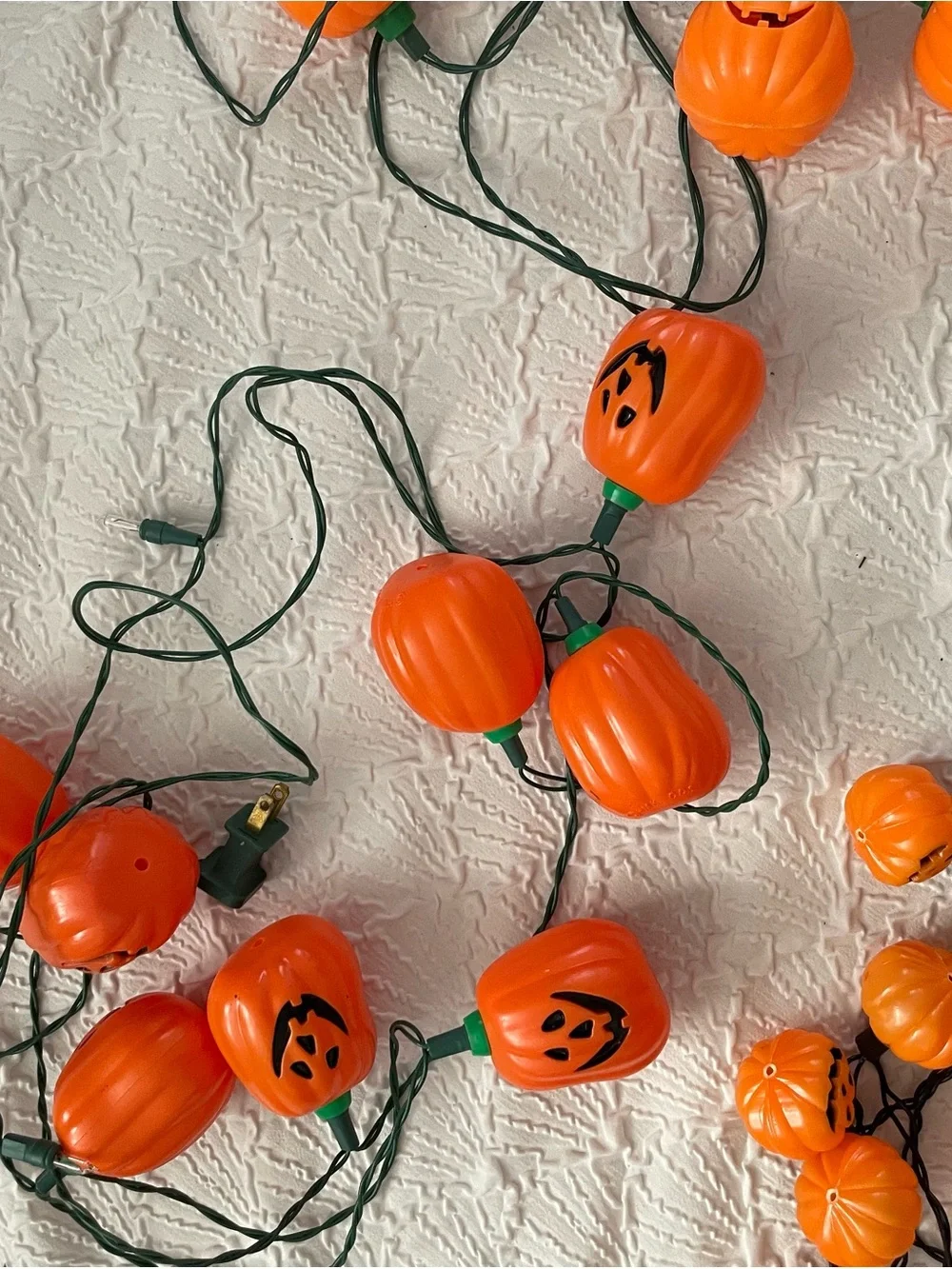 Orange Pumpkin Halloween String Lights - Festive Home Holiday Décor